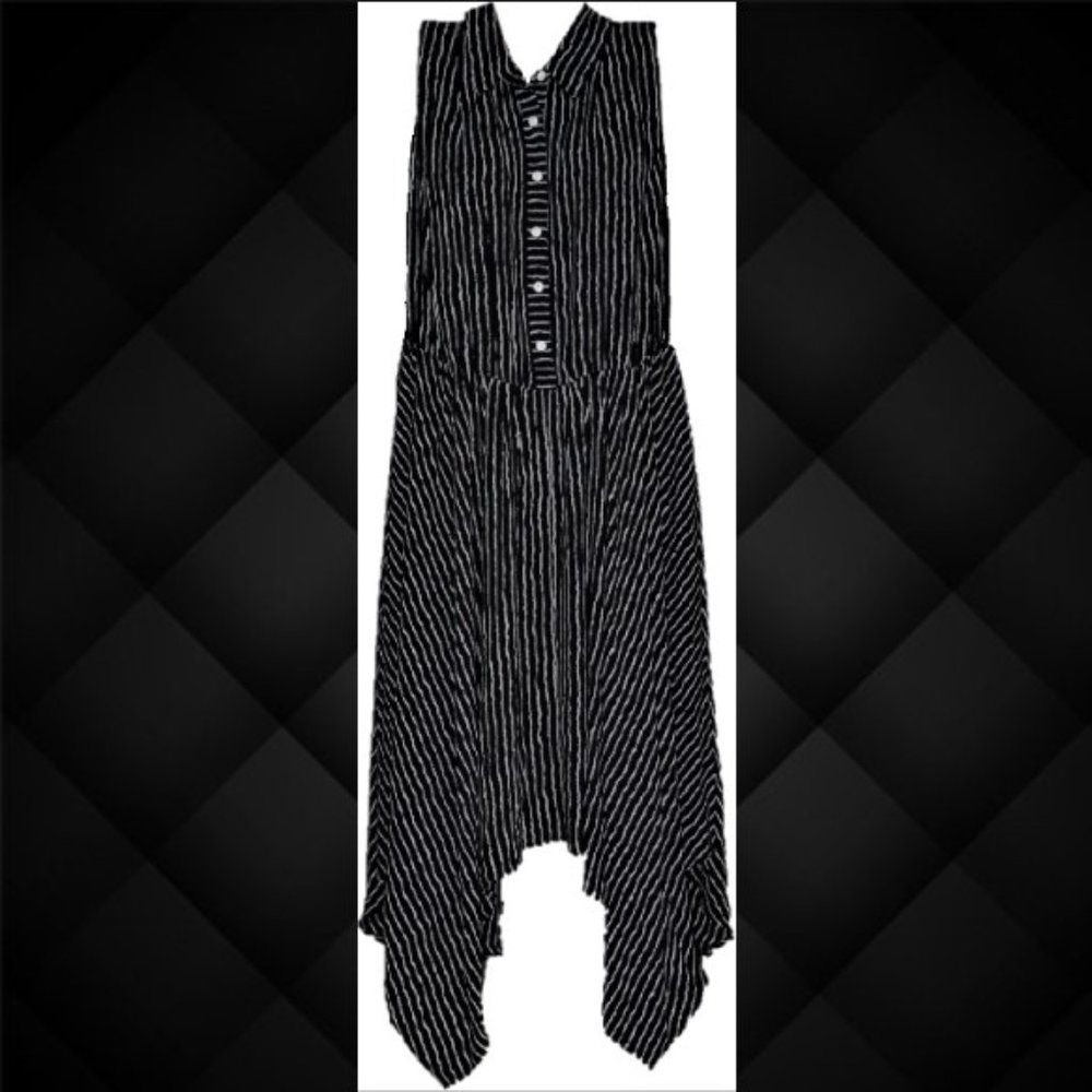Melonie Maxi Striped Dress Size 16W